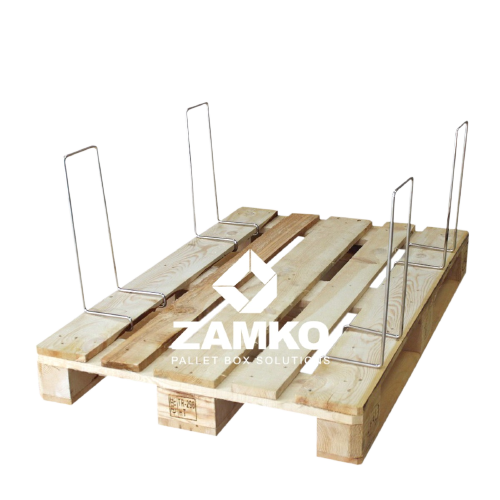 U-Bolts 400m for all standard wooden pallet - Pallets & More - Zamko B.V.