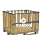 Pallet Box -4 detachable walls incl. 1 hinged gate - Zamko B.V.