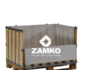 Pallet Box -4 detachable walls incl. 1 hinged gate - Zamko B.V.