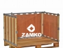 Pallet Box -4 walls incl. 1 hinged gate; fixed plywood liner - Zamko B.V.