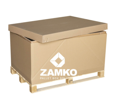 Cardboard Pallet Box Heavy Load – 1000×1200 - Zamko B.V.