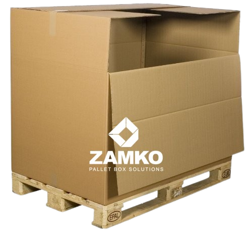 Carton Pallet Boxes - Cardboard Pallet Box with Folding Window – 800×1200 - Zamko B.V.
