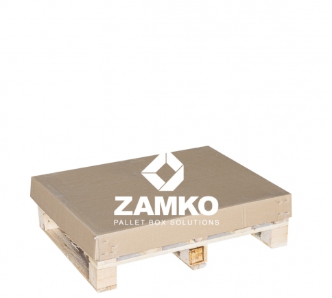Cardboard Pallet Box Heavy Load – 600×800 - Zamko B.V.