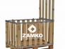 Pallet Box -8 detachable walls (700+700) with 1 hinged gate - Zamko B.V.
