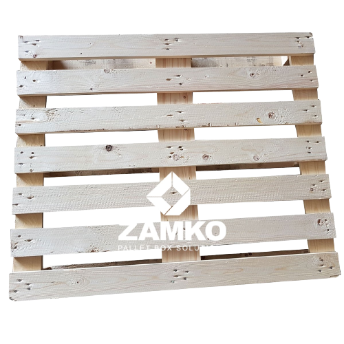 Pallets & More Wooden Pallet 100x120cm - 3 Pallets & More Zamko B.V.
