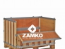 Pallet Box -4 walls incl. 2 hinged gates; fixed plywood liner - Zamko B.V.