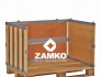 Pallet Box -4 walls incl. 2 hinged gates; fixed plywood liner - Zamko B.V.