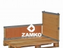 Pallet Box -4 walls incl. 2 hinged gates; fixed plywood liner - Zamko B.V.