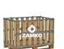 Pallet Box -4 detachable walls with 2 hinged gates on the long sides - Zamko B.V.