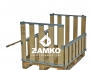 Pallet Box -4 detachable walls with 2 hinged gates on the long sides - Zamko B.V.