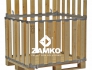 Pallet Box -8 detachable walls (800mm + 400mm high) - Zamko B.V.