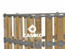 Pallet Box -8 detachable walls (800mm + 400mm high) - Zamko B.V.