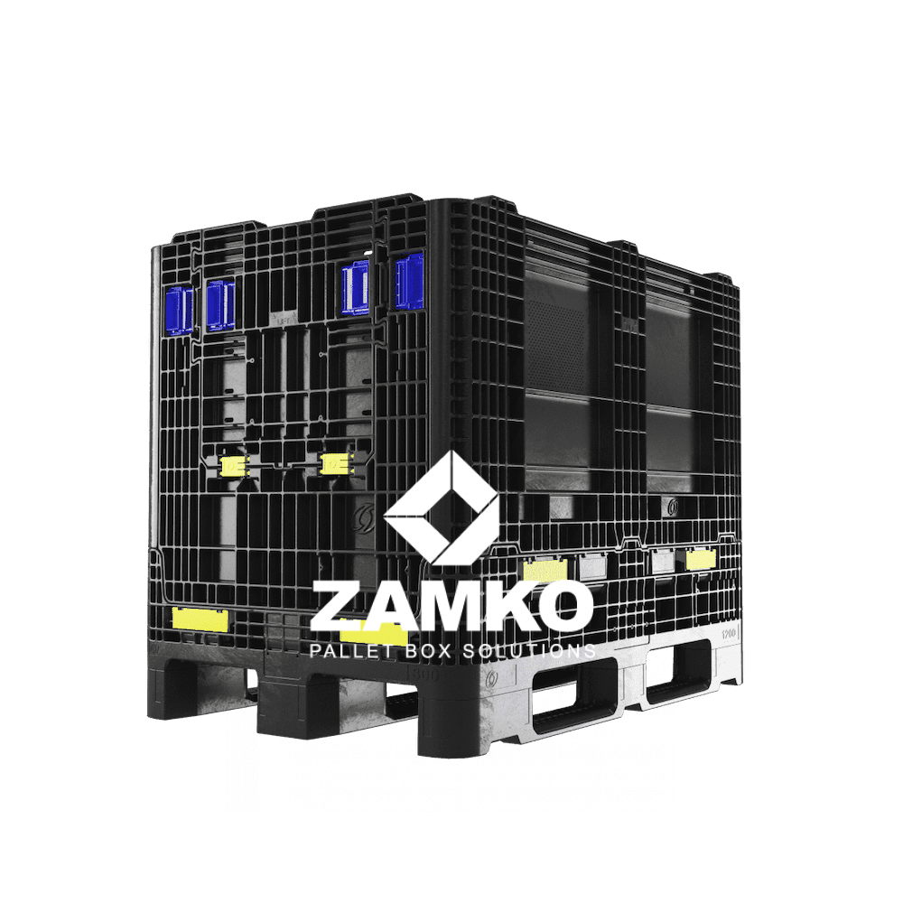 Kunststof Palletboxen Kunststof Palletbox – 800×1200 - 3 Kunststof Palletboxen Zamko B.V.