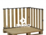 Pallet Box -4 detachable walls with preparation for hinged gate - Zamko B.V.