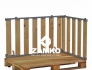 Pallet Box -4 detachable walls; one short side open - Zamko B.V.