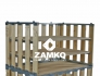 Pallet Box -8 detachable walls (800mm + 800mm high) with shelves - Zamko B.V.