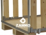 Pallet Box -7 detachable walls for a 240cm pallet, 1 short side open - Zamko B.V.