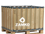 Pallet Box -4 detachable walls and fixed plywood liner - Zamko B.V.