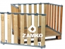 Walk In Pallet Box, 4 walls (800mm high) - Zamko B.V.