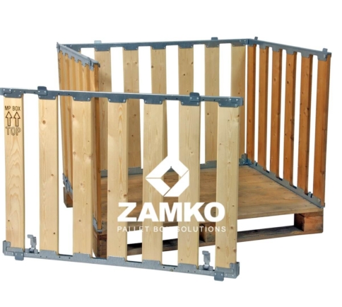Walk In Pallet Box, 4 walls (700mm high) - Zamko B.V.