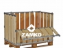 Pallet Box -4 detachable walls incl. 1 hinged gate. Wide planks - Zamko B.V.