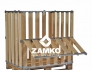 Pallet Box -4 detachable walls incl. 1 hinged gate - Zamko B.V.