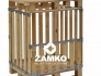 Pallet Box -4 detachable walls incl. 1 hinged gate - Zamko B.V.