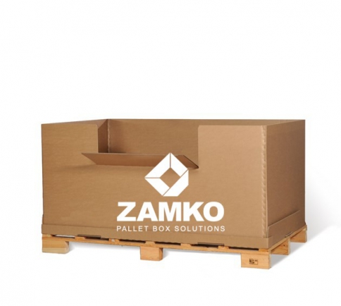 Cardboard Pallet Box Long Goods- 800×2400 - Zamko B.V.