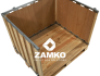 Pallet Box -4 detachable walls and fixed plywood liner - Zamko B.V.