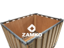 Pallet Box -4 detachable walls and fixed plywood liner - Zamko B.V.