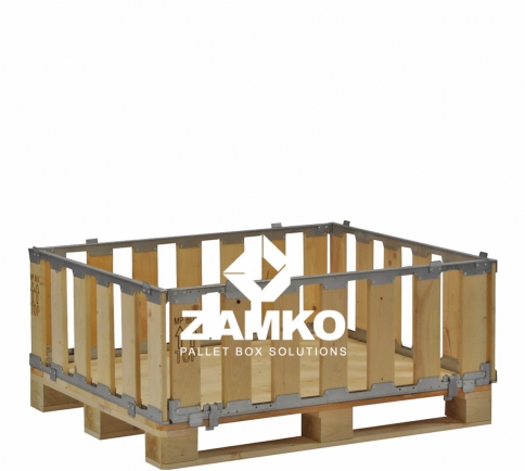 Pallet box, 4 walls, 400mm high - Zamko B.V.