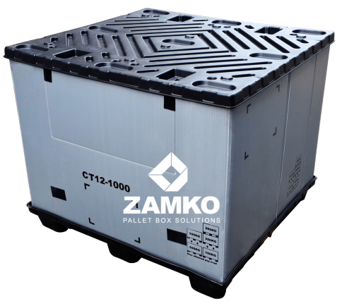 Plastic Pallet Box Sleeve – 1000×1200 - Zamko B.V.