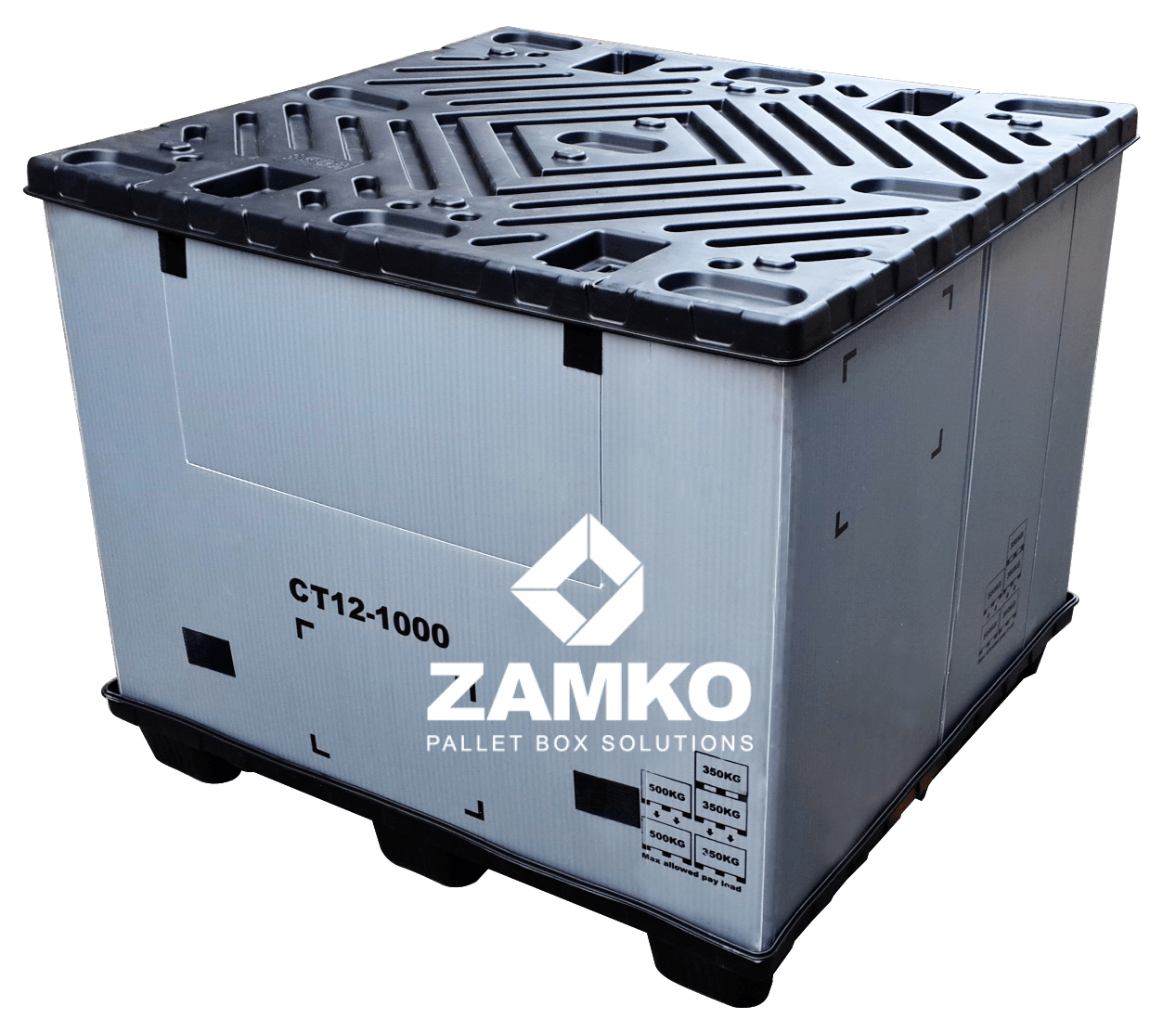 Plastic pallet boxes - Plastic Pallet Box Sleeve – 1000×1200 - Zamko B.V.