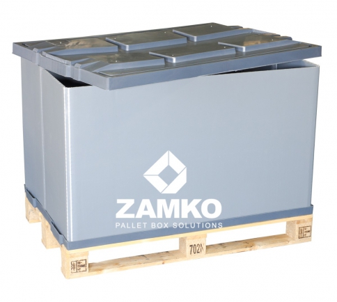 Plastic Pallet Box Sleeve – 800×1200 - Zamko B.V.