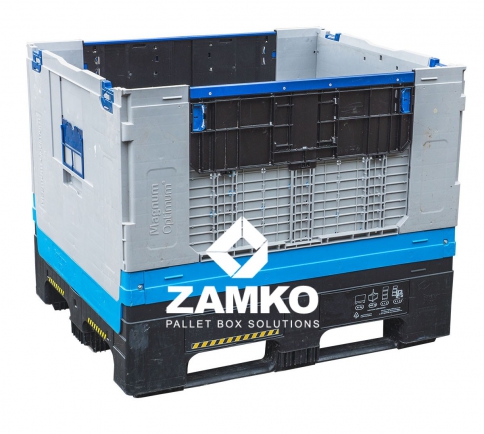 Plastic Pallet Box – 1000×1200 - Zamko B.V.