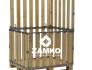Pallet Box -8 detachable walls (800mm + 800mm) with 1 hinged gate - Zamko B.V.