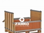 Pallet Box -4 walls incl. 2 hinged gates; plywood liner - Zamko B.V.