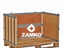 Pallet Box -4 walls incl. 2 hinged gates; plywood liner - Zamko B.V.