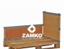 Pallet Box -4 walls incl. 2 hinged gates; plywood liner - Zamko B.V.
