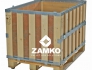Pallet Box -4 walls incl. 2 hinged gates; plywood liner - Zamko B.V.
