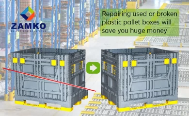 Hoe kan het repareren van gebruikte kunststof palletboxen uw bedrijf enorm veel geld besparen? — Zam.webfactor.com